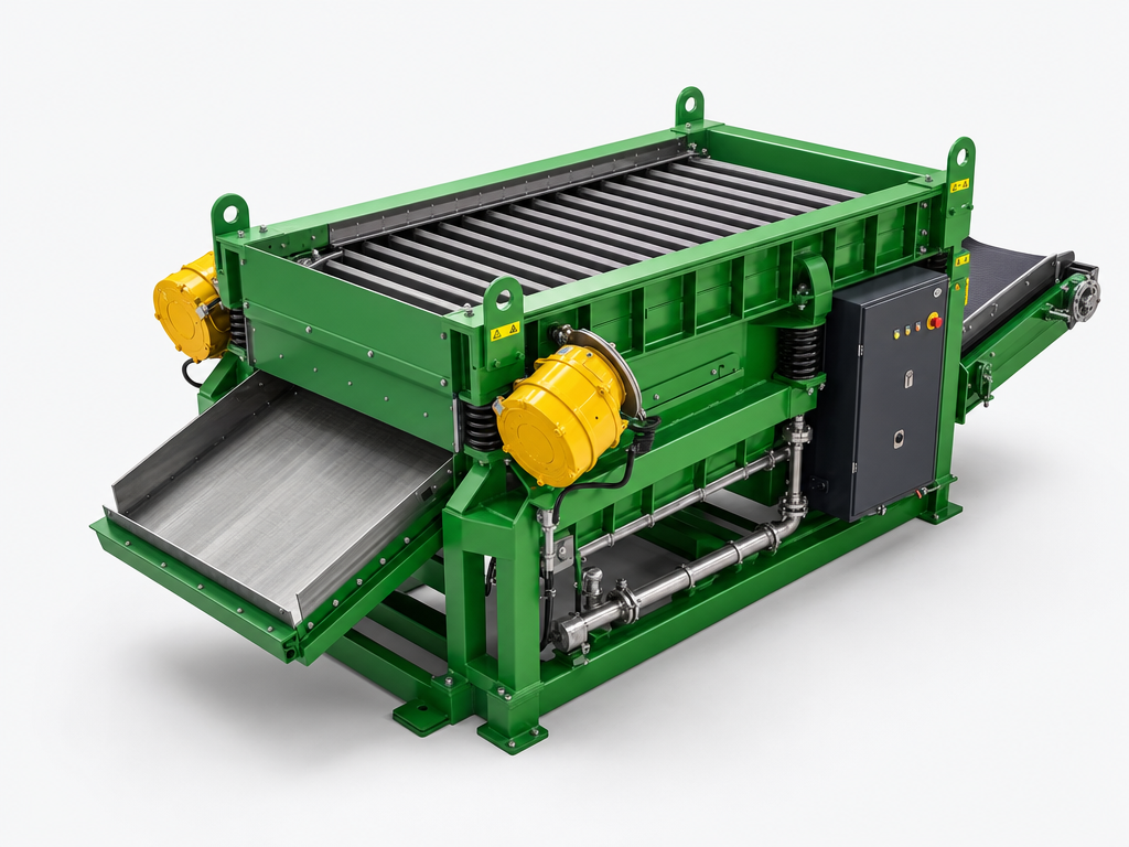 Виброоттирочная машина УИВР-123…1220 для выбивки сухих форм ХТС